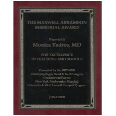 Maxwell Abramson Award