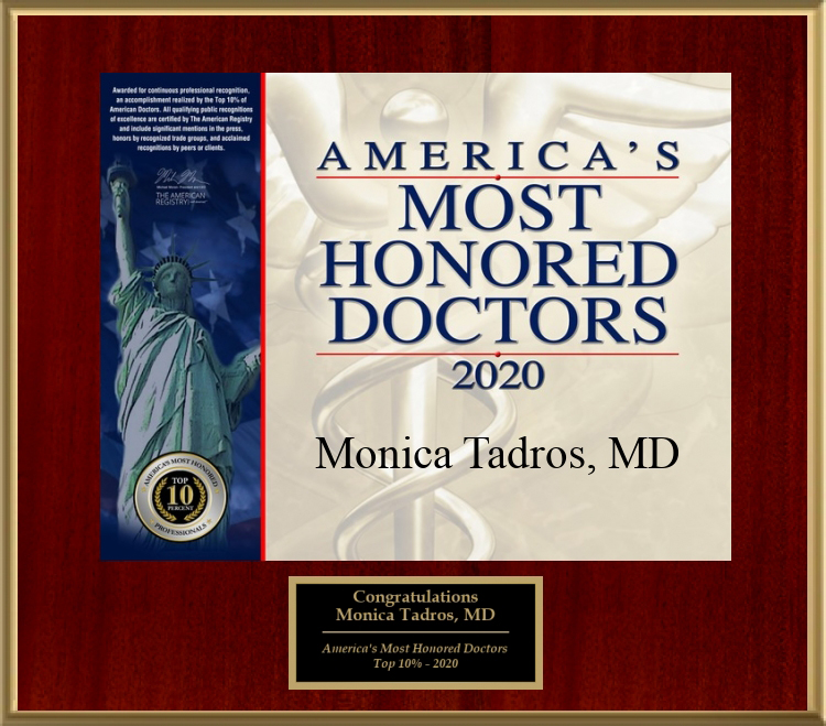 America’s Most Honored Doctors 2020 - Top 10%