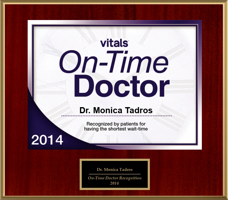 On-Time Physician Award - 2014