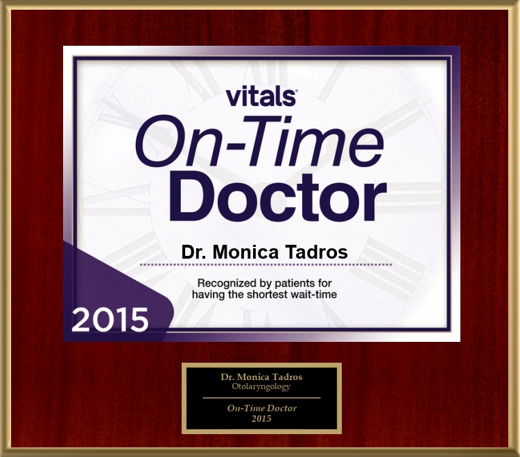 On-Time Physician Award - 2015