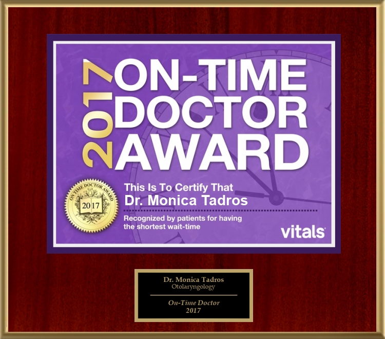 On-Time Physician Award - 2017